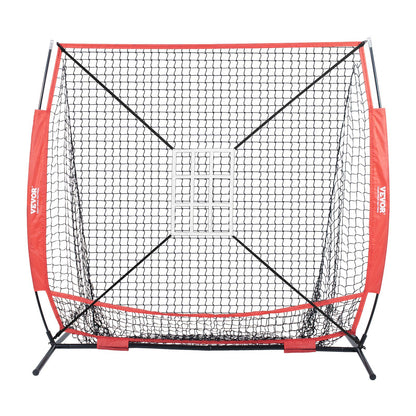 5x5 Baseball Softball Practice Net, Portable Baseball Training Net for Hitting Batting Catching Pitching, V952-55YCDKQDDPJXEZXRVV0