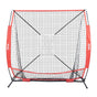 5x5 Baseball Softball Practice Net, Portable Baseball Training Net for Hitting Batting Catching Pitching, V952-55YCDKQDDPJXEZXRVV0