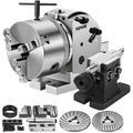 BS-0 Dividing Head 5 Inch, Precision Dividing Head Set with 5" 3-jaw Chuck & Tailstock Dividing Plates for V952-5CFDT000000000001V0