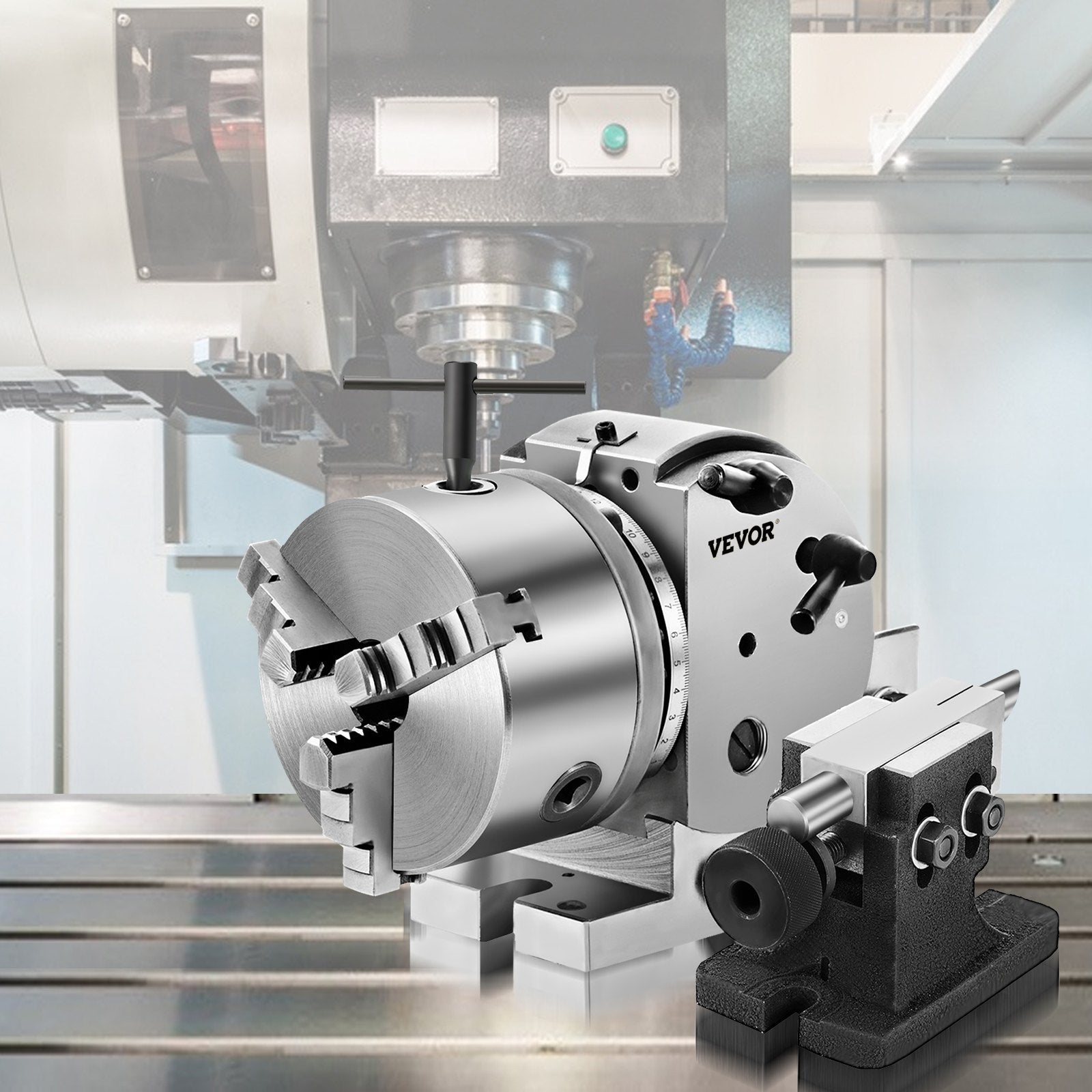 BS-0 Dividing Head 5 Inch, Precision Dividing Head Set with 5" 3-jaw Chuck & Tailstock Dividing Plates for V952-5CFDT000000000001V0
