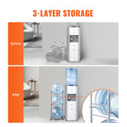 3 Tiers Water Jug Holder, 5 Gallon Water Bottle Holder, Single Row Water Bottle Rack for 3 Bottles, Heavy V952-5JLTZSSTSTZC6X90BV0