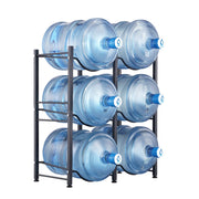 3 Tiers Water Jug Holder, 5 Gallon Water Bottle Holder, Double Row Water Bottle Rack for 6 Bottles, Heavy V952-5JLTZSSTSTZCFE4HKV0