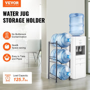 3 Tiers Water Jug Holder, 5 Gallon Water Bottle Holder, Single Row Water Bottle Rack for 3 Bottles, Heavy V952-5JLTZSSTSTZCO9G2HV0