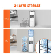 3 Tiers Water Jug Holder, 5 Gallon Water Bottle Holder, Single Row Water Bottle Rack for 3 Bottles, Heavy V952-5JLTZSSTSTZCO9G2HV0