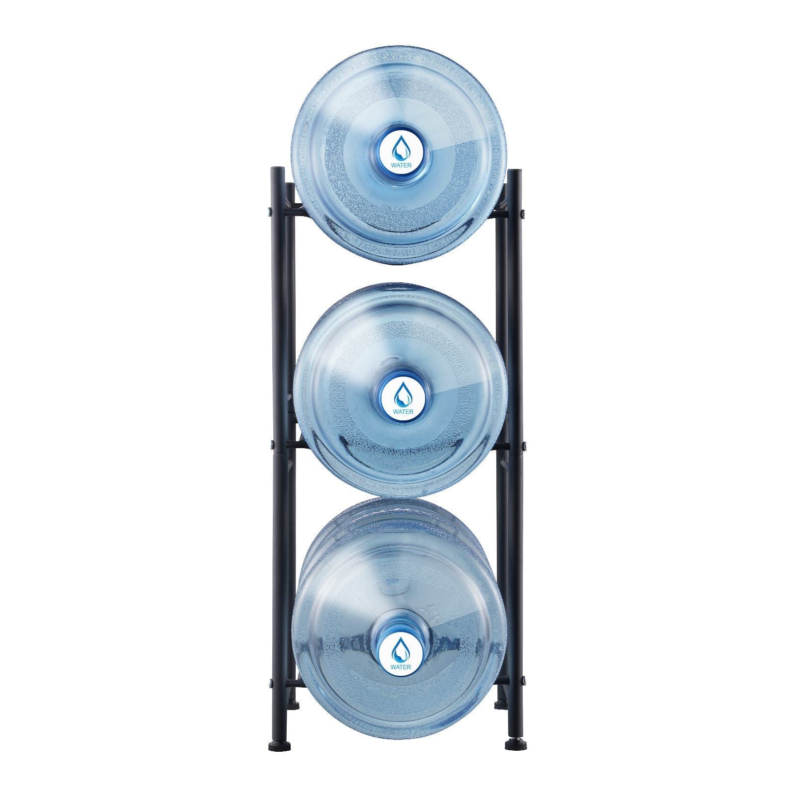 3 Tiers Water Jug Holder, 5 Gallon Water Bottle Holder, Single Row Water Bottle Rack for 3 Bottles, Heavy V952-5JLTZSSTSTZCO9G2HV0