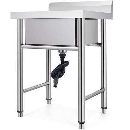 Handmade Sink Non-magnetic Stainless Steel Kitchen Sink Hand Made 1 Compartment 44.4 x 41.9 x 25.4 cm V952-60X60X80DCBXGSC01V0