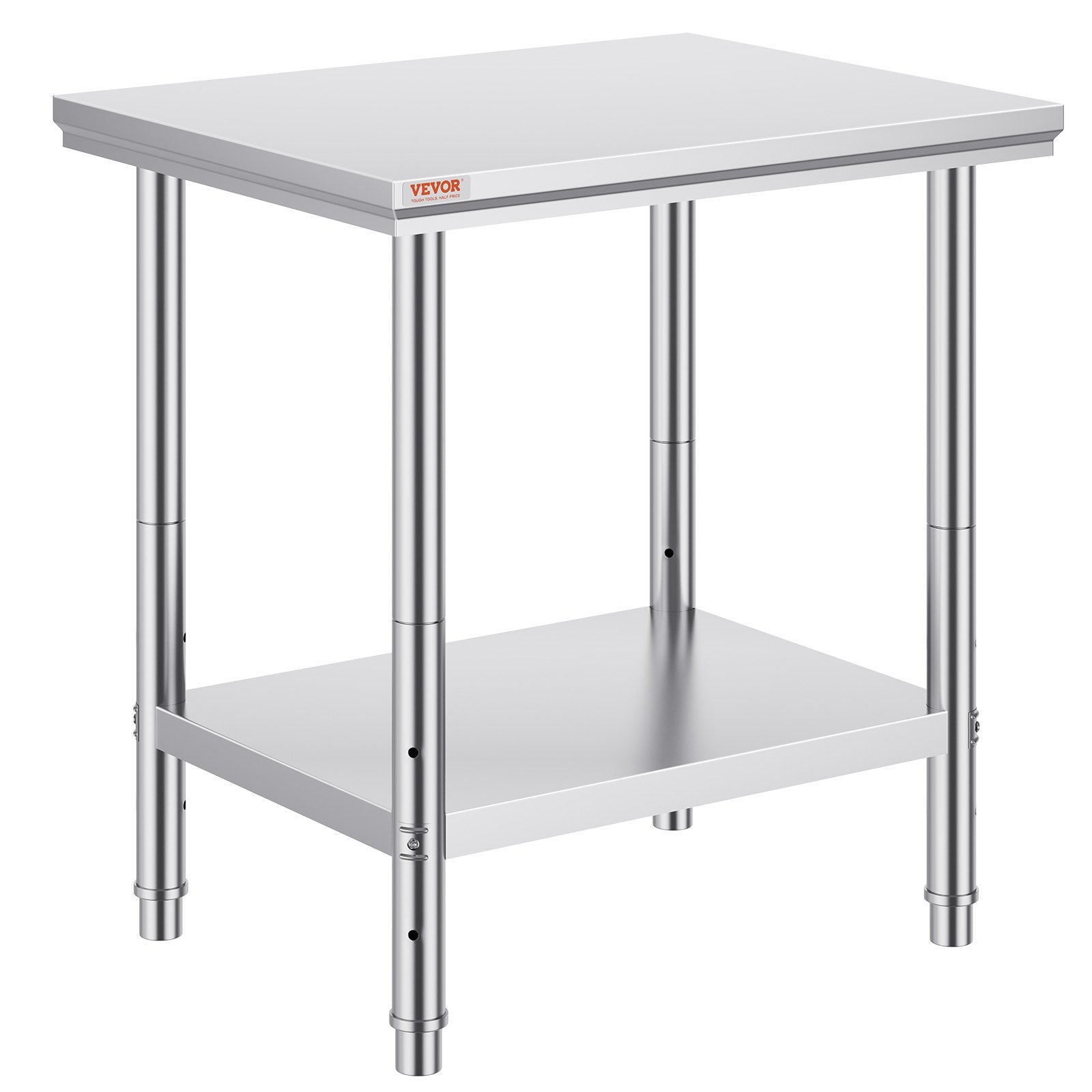 Commercial Worktable & Workstation 24 x 30 x 32 Inch Stainless Steel Work Table Heavy Duty Commercial Food V952-60X76X80CFGZTTZT1V0