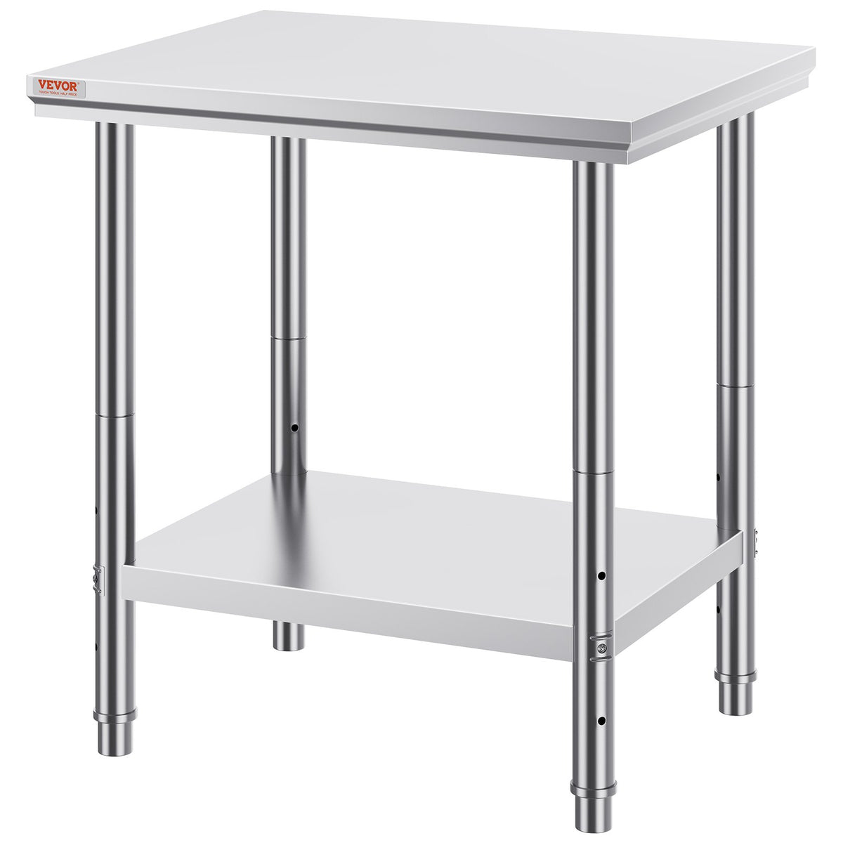 Commercial Worktable & Workstation 24 x 30 x 32 Inch Stainless Steel Work Table Heavy Duty Commercial Food V952-60X76X80CFGZTTZT1V0