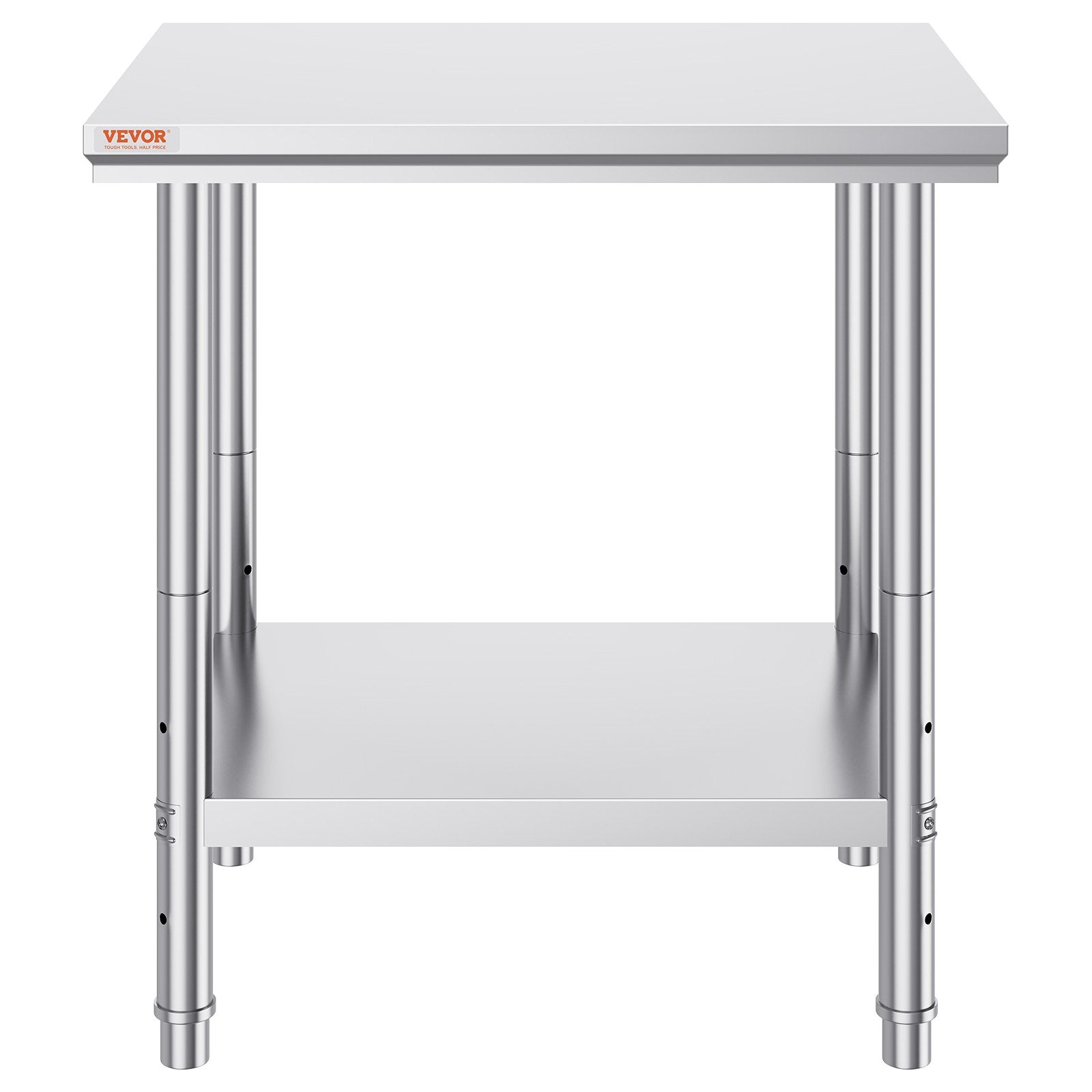 Commercial Worktable & Workstation 24 x 30 x 32 Inch Stainless Steel Work Table Heavy Duty Commercial Food V952-60X76X80CFGZTTZT1V0
