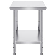 Commercial Worktable & Workstation 24 x 30 x 32 Inch Stainless Steel Work Table Heavy Duty Commercial Food V952-60X76X80CFGZTTZT1V0