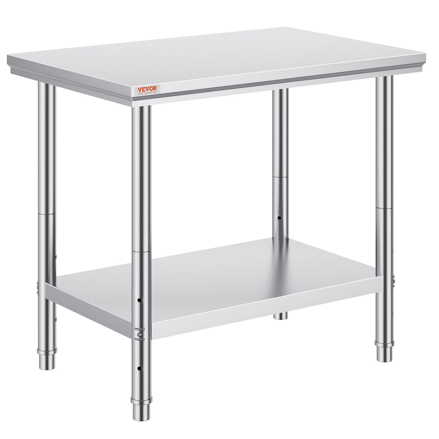 910x610mm Stainless Steel Kitchen Bench Commercial Work Food Prep Table V952-60X90X80CFGZT0001V0