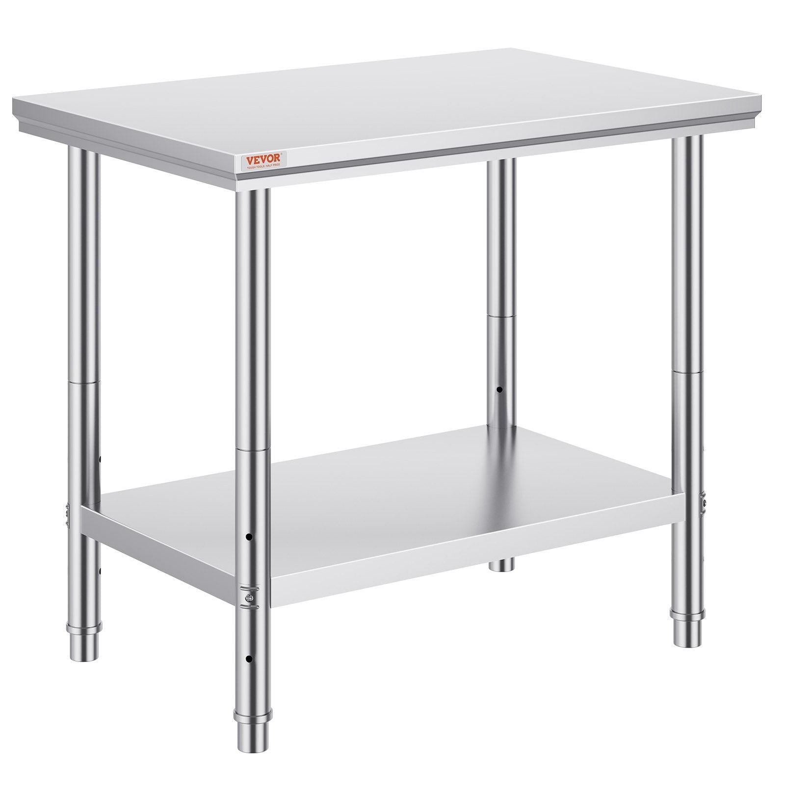 910x610mm Stainless Steel Kitchen Bench Commercial Work Food Prep Table V952-60X90X80CFGZT0001V0