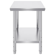 910x610mm Stainless Steel Kitchen Bench Commercial Work Food Prep Table V952-60X90X80CFGZT0001V0
