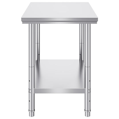 910x610mm Stainless Steel Kitchen Bench Commercial Work Food Prep Table V952-60X90X80CFGZT0001V0