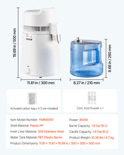 6L Water Distiller Home Countertop Purifier Machine 900W Plastic Container V952-6LZLSJZXID6L5Q71X001V3