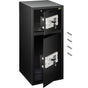 Large Double Door Security Safe Box 2.6 Cubic Feet Steel Safe Box Strong Box with Digital Lock for Money Gun V952-70ELJYBXG00000001V0