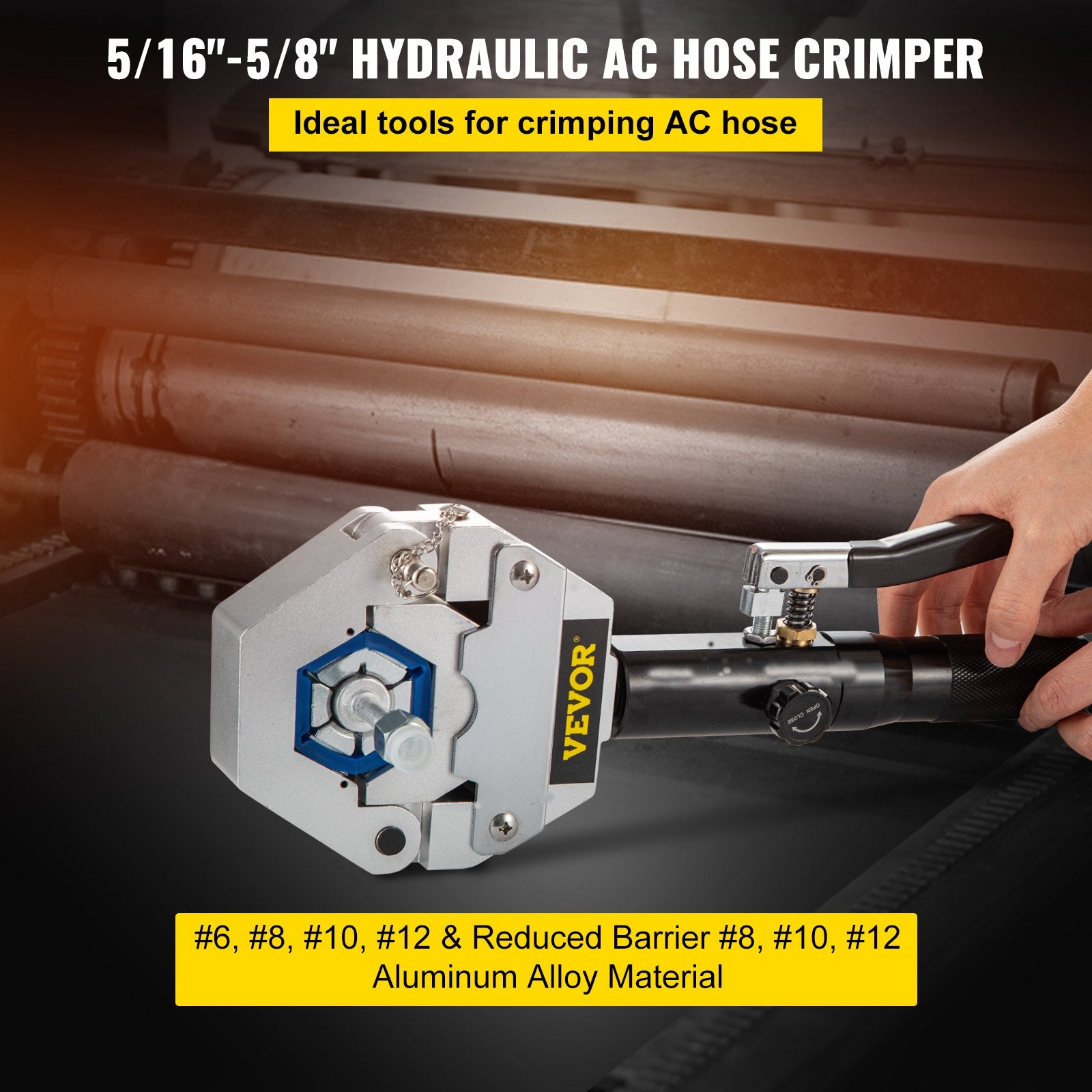 Hydraulic Hose Crimper Hydra-Krimp 71500,Manual AC Hose Crimper Kit Air Conditioning Repaire V952-71500YYRGJSJ00001V0