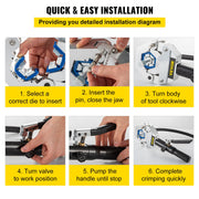 Hydraulic Hose Crimper Hydra-Krimp 71500,Manual AC Hose Crimper Kit Air Conditioning Repaire V952-71500YYRGJSJ00001V0
