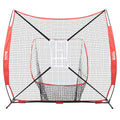 7x7 Baseball Softball Practice Net, Portable Baseball Training Net for Hitting Catching Pitching, Backstop V952-77YCDPJXLW77G44GZV0