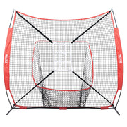 7x7 Baseball Softball Practice Net, Portable Baseball Training Net for Hitting Catching Pitching, Backstop V952-77YCDPJXLW77G44GZV0
