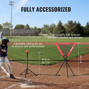 7x7 Baseball Softball Practice Net, Portable Baseball Training Net for Hitting Catching Pitching, Backstop V952-77YCDPJXLW77G44GZV0