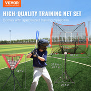 7x7 ft Baseball Softball Practice Net, Portable Baseball Training Net for Hitting Catching Pitching, Backstop V952-77YCDPJXLW77Z9CFSV0