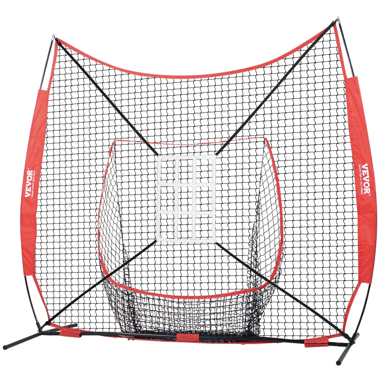 7x7 ft Baseball Softball Practice Net, Portable Baseball Training Net for Hitting Catching Pitching, Backstop V952-77YCDPJXLW77Z9CFSV0