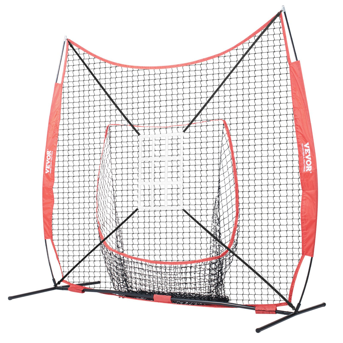 7x7 ft Baseball Softball Practice Net, Portable Baseball Training Net for Hitting Catching Pitching, Backstop V952-77YCDPJXLW77Z9CFSV0