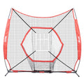 7x7 ft Baseball Softball Practice Net, Portable Baseball Training Net for Hitting Batting Catching Pitching, V952-77YCWPJXLW772BBXWV0