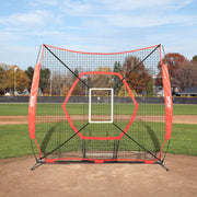 7x7 ft Baseball Softball Practice Net, Portable Baseball Training Net for Hitting Batting Catching Pitching, V952-77YCWPJXLW772BBXWV0