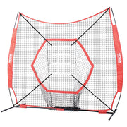 7x7 ft Baseball Softball Practice Net, Portable Baseball Training Net for Hitting Batting Catching Pitching, V952-77YCWPJXLW772BBXWV0