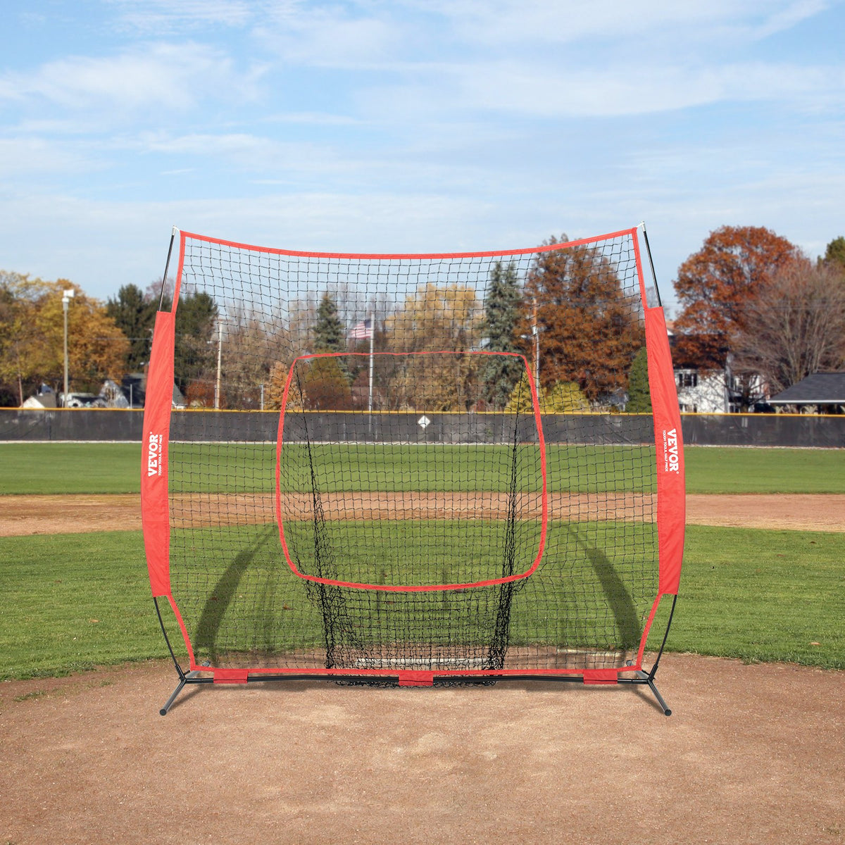 7x7 Baseball Softball Practice Net, Portable Baseball Training Net for Hitting Batting Catching Pitching, V952-77YCWPJXLW773F0NBV0
