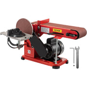 Belt Sander 4" x 36", Disc Combo Sander 6",Electric Adjustable Bench Belt Sander 375W,Grinder Bench Sanding V952-915BD-46NSDJ00001V3