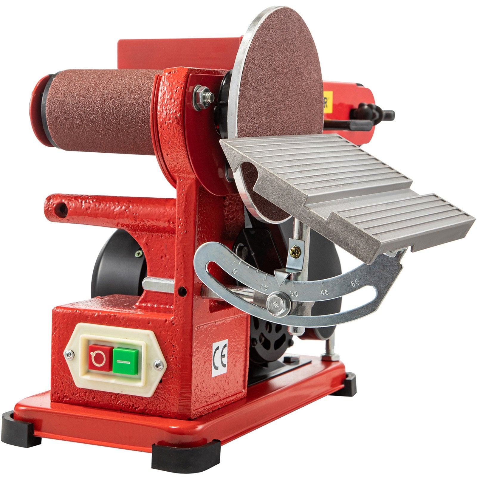 Belt Sander 4" x 36", Disc Combo Sander 6",Electric Adjustable Bench Belt Sander 375W,Grinder Bench Sanding V952-915BD-46NSDJ00001V3