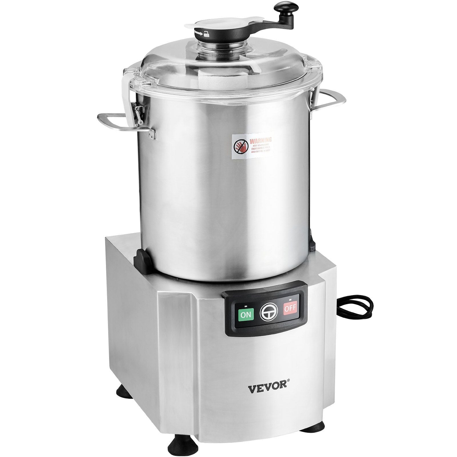 Food Processor & Vegetable Chopper, 18L Food-Grade Stainless Steel Food Processor Chopper with S-Curve Blade V952-AJSQSJ18L150H4734V3