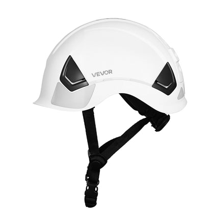 Safety Helmet, ANSI/ISEA Z89.1 Approved ABS Safety Hard Hat with 6-Point Ratchet Suspension, Adjustable V952-AQMANSITYPE127YWH001V0