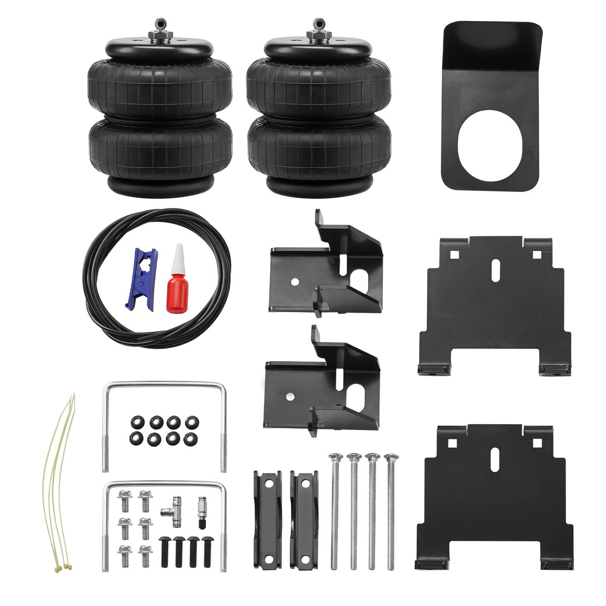Air Bag Suspension Kit, Air Springs Suspension Bag Kit Compatible with 2007-2018 Chevrolet Silverado 1500 and V952-AQQNXJTJ2007GGVSVV0