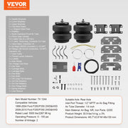 Air Bag Suspension Kit, Air Springs Suspension Bag Kit Compatible with 1999-2004 Ford F250/F350 2WD 4WD, V952-AQQNXJTJ50004OJ9CV0