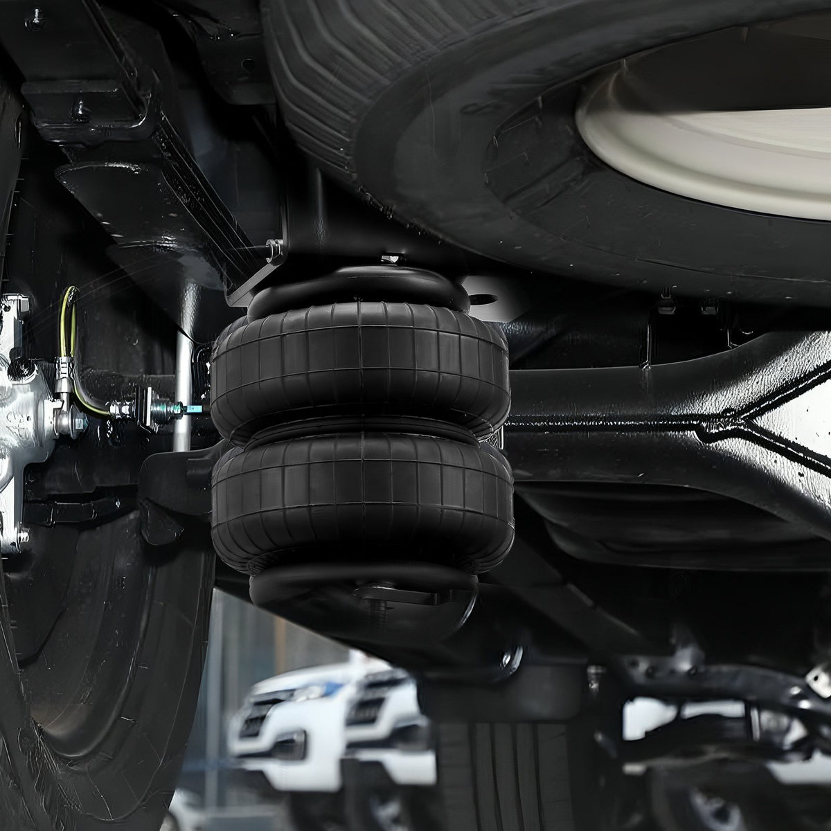 Air Bag Suspension Kit, Air Springs Suspension Bag Kit Compatible with 1999-2004 Ford F250/F350 2WD 4WD, V952-AQQNXJTJ50004OJ9CV0