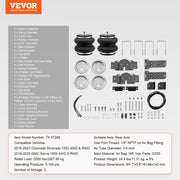 Air Bag Suspension Kit, Air Springs Suspension Bag Kit Compatible with 2019-2023 Chevrolet Silverado 1500 and V952-AQQNXJTJ5000BEBQ7V0