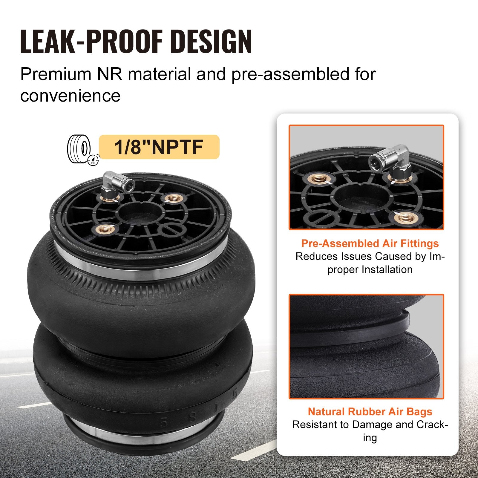 Air Bag Suspension Kit, Air Springs Suspension Bag Kit Compatible with 2011-2019 Chevrolet Silverado V952-AQQNXJTJ5000O42GKV0