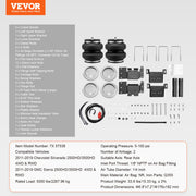 Air Bag Suspension Kit, Air Springs Suspension Bag Kit Compatible with 2011-2019 Chevrolet Silverado V952-AQQNXJTJ5000O42GKV0