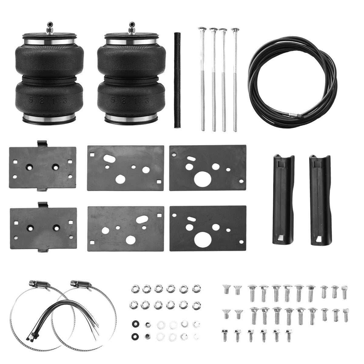 Air Bag Suspension Kit, Air Springs Suspension Bag Kit Compatible with 2014-2023 Dodge Ram 2500 2WD 4WD, 5000 V952-AQQNXJTJ5000SLLB7V0