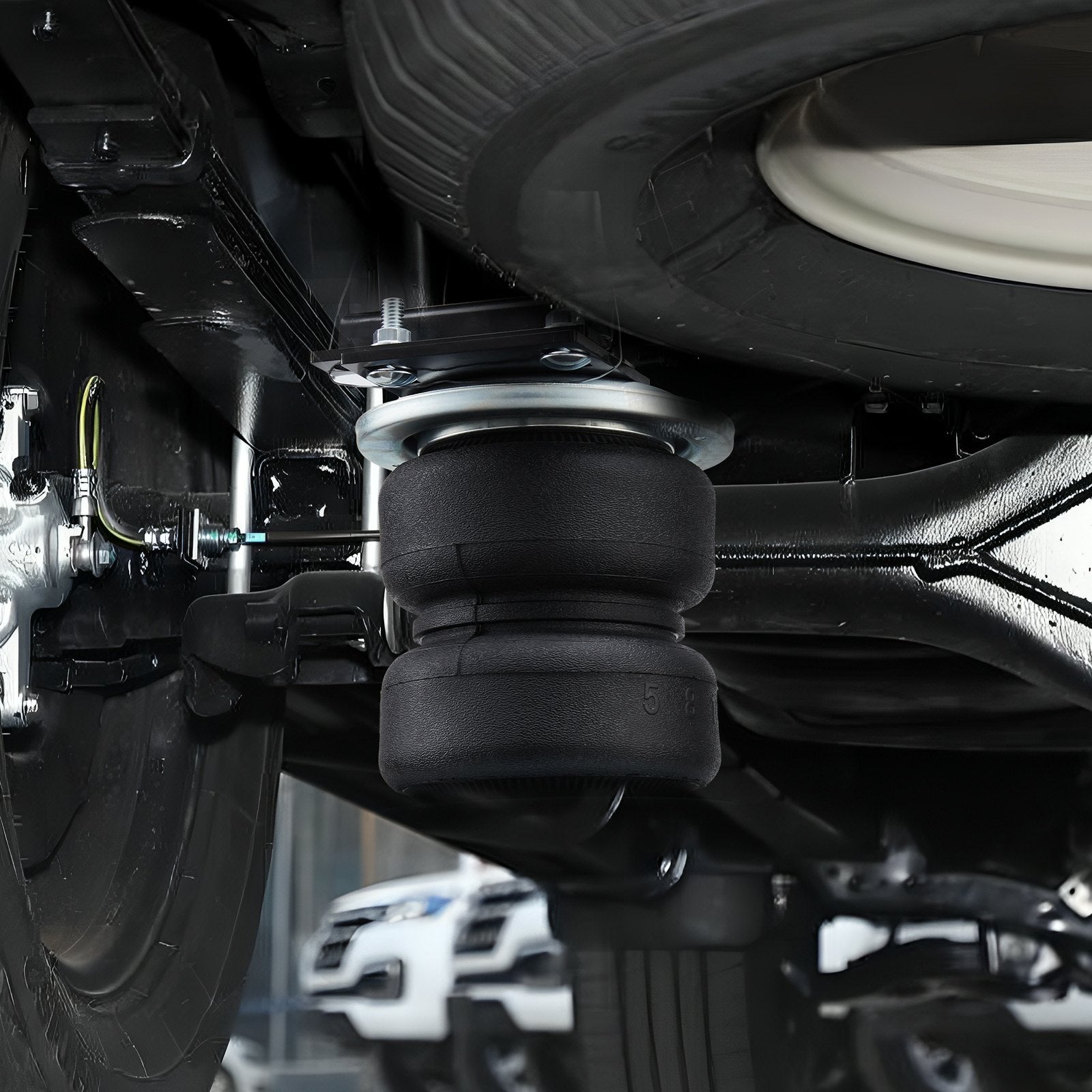 Air Bag Suspension Kit, Air Springs Suspension Bag Kit Compatible with 2014-2023 Dodge Ram 2500 2WD 4WD, 5000 V952-AQQNXJTJ5000SLLB7V0