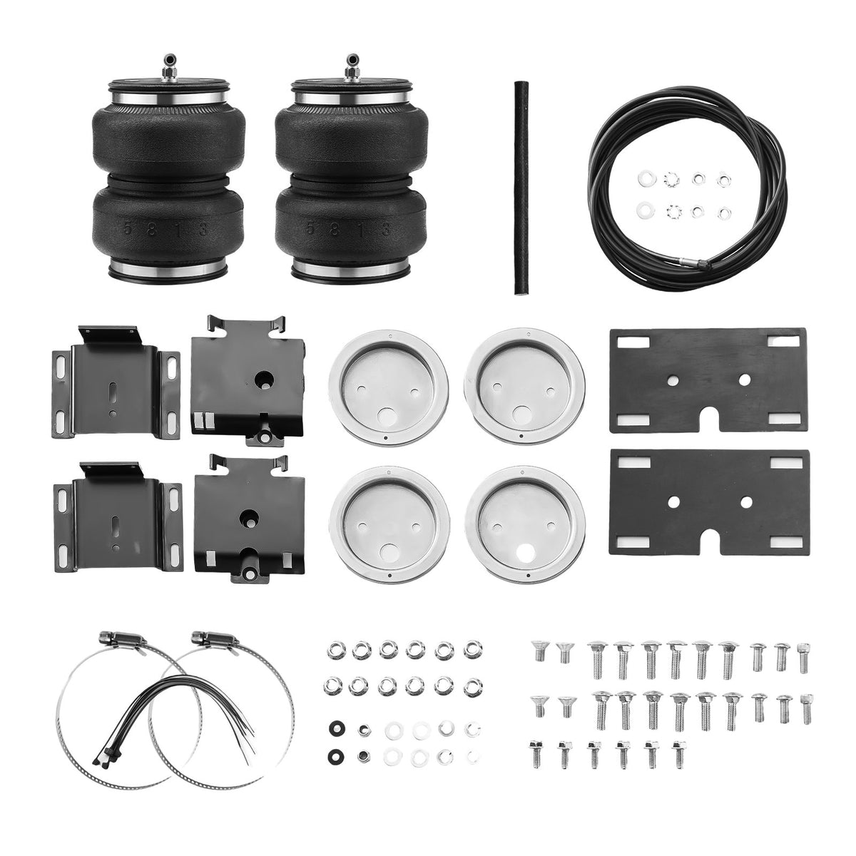 Air Bag Suspension Kit, Air Springs Suspension Bag Kit Compatible with 2014-2023 Dodge Ram 2500 2WD 4WD, 5000 V952-AQQNXJTJ5000SLLB7V0