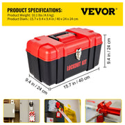 42 PCS Lockout Tagout Kits Electrical Loto Kit for Electrical Risk Removal V952-AQSJTZJDGJX40YXFBV0