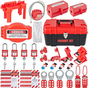 42 PCS Lockout Tagout Kits Electrical Loto Kit for Electrical Risk Removal V952-AQSJTZJDGJX42WVJ4V0