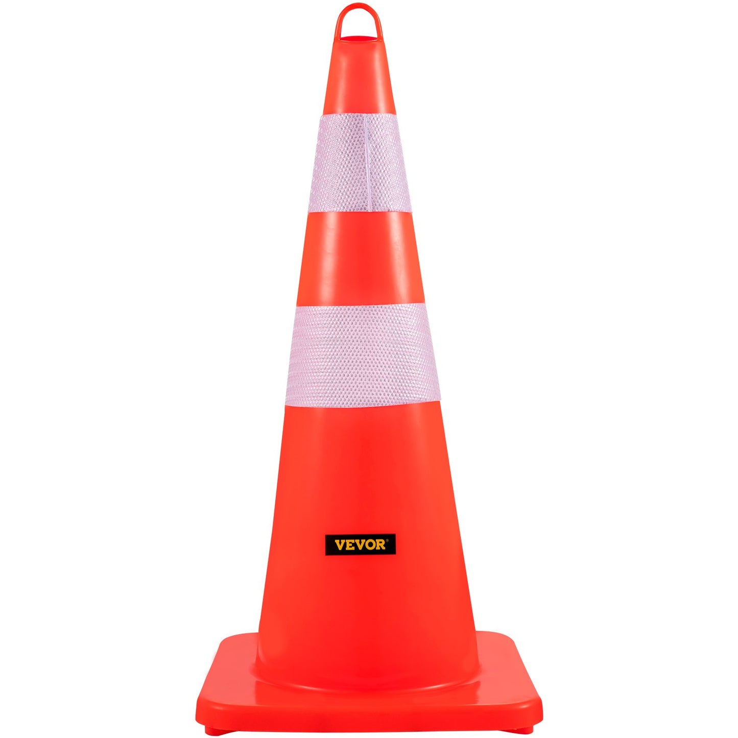 Safety Cones, 10PCS 28"" Traffic Cones, PVC Orange Construction Cones, 2 Reflective Collars Traffic Cones V952-AQZYCQHSB2810FZ5BV0