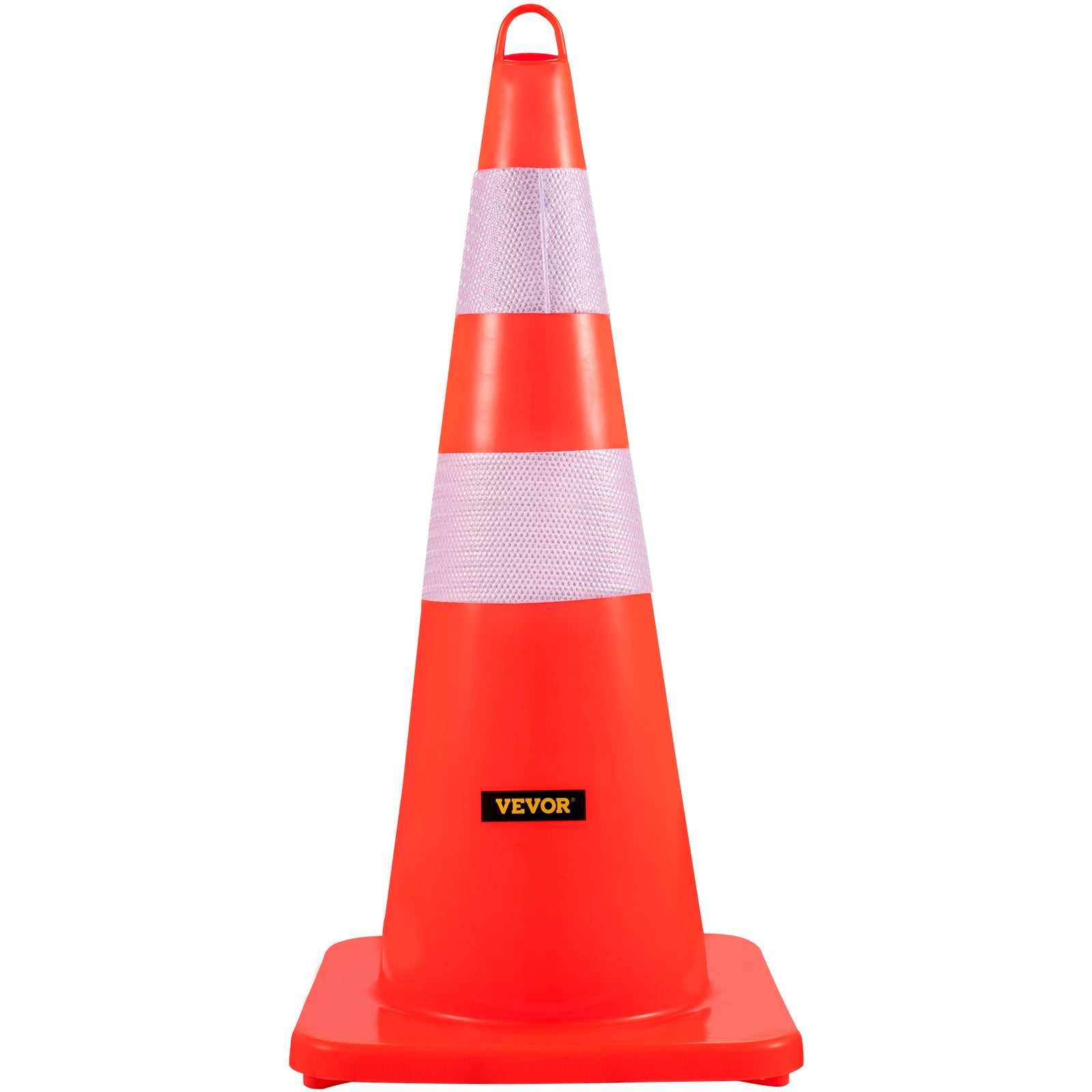 Safety Cones, 10PCS 28"" Traffic Cones, PVC Orange Construction Cones, 2 Reflective Collars Traffic Cones V952-AQZYCQHSB2810FZ5BV0
