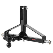 3 Point Trailer Hitch with 2 in Receiver, 3pt Quick Hitch Attachment, Heavy Duty Tractor Tow Drawbar Adapter, V952-ASJXJSQDKSXTJ54AM001V0